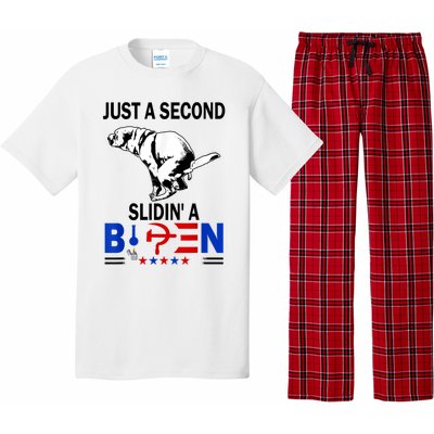 Just A Second Slidin' A Biden Pajama Set