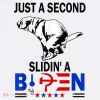 Just A Second Slidin' A Biden Youth Performance Sprint T-Shirt