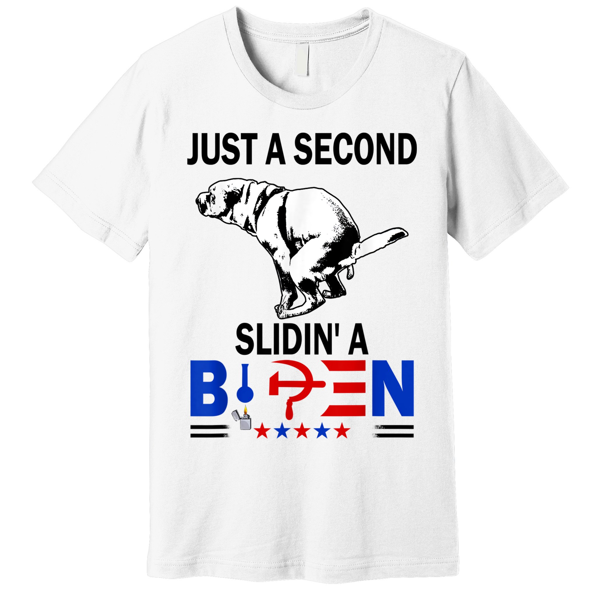 Just A Second Slidin' A Biden Premium T-Shirt