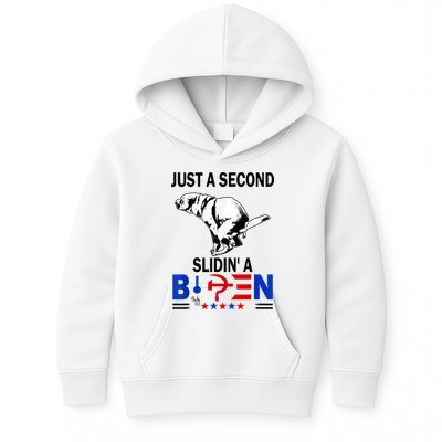 Just A Second Slidin' A Biden Kids Hoodie