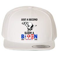 Just A Second Slidin' A Biden Wool Snapback Cap