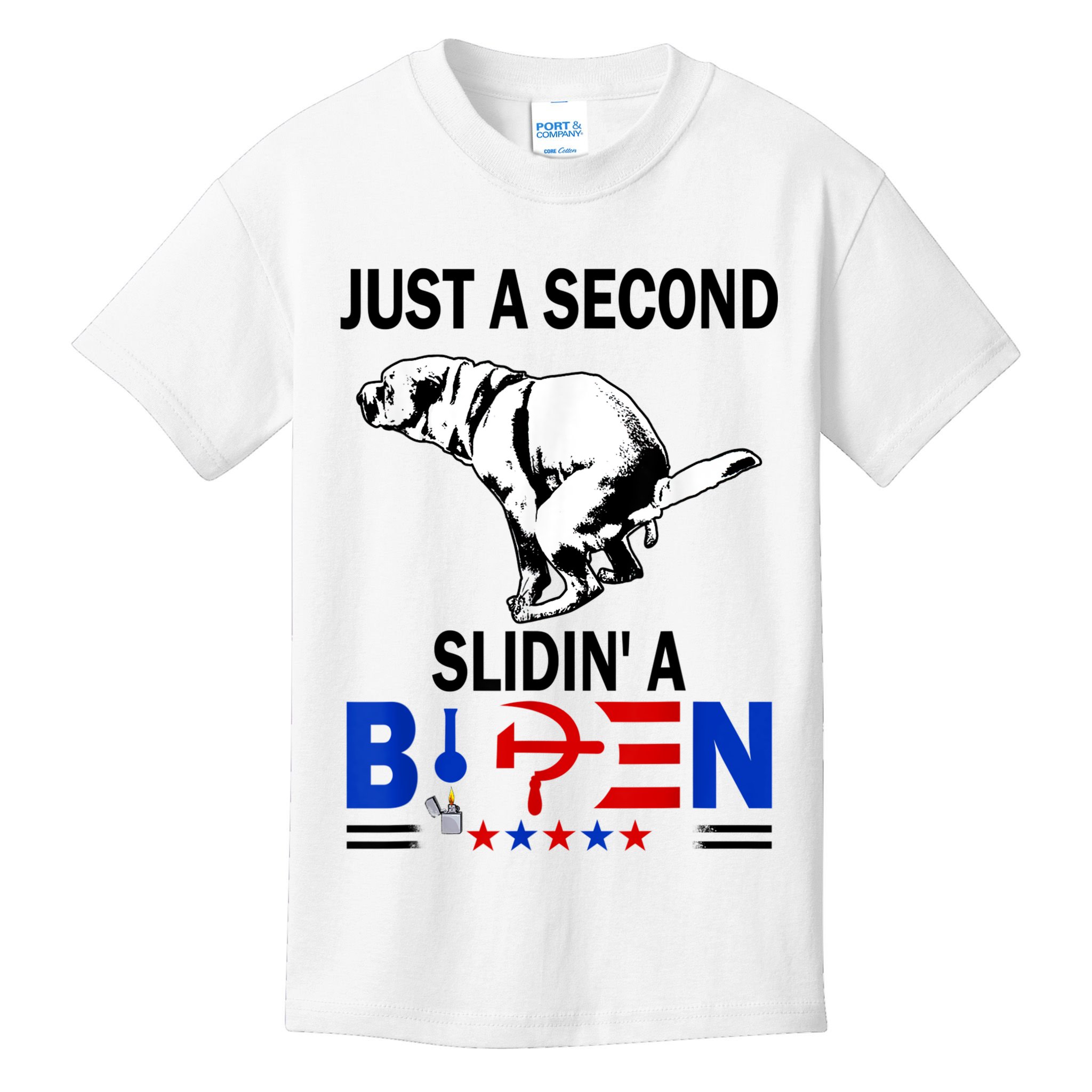 Just A Second Slidin' A Biden Kids T-Shirt