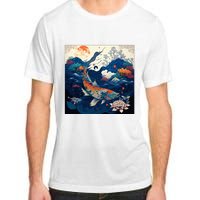 Japanese Art Samurai Aesthetic Koi Fish Adult ChromaSoft Performance T-Shirt