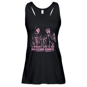 Jay And Silent Bob A WomanS Body Is Her Own Business Ladies Essential Flowy Tank