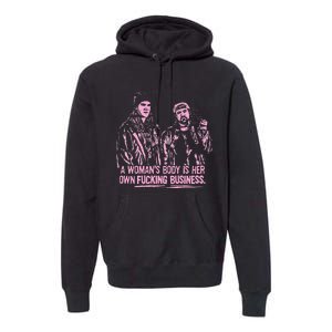 Jay And Silent Bob A WomanS Body Is Her Own Business Premium Hoodie