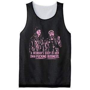 Jay And Silent Bob A WomanS Body Is Her Own Business Mesh Reversible Basketball Jersey Tank