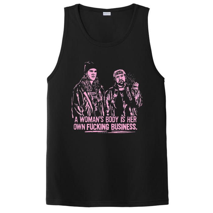 Jay And Silent Bob A WomanS Body Is Her Own Business PosiCharge Competitor Tank