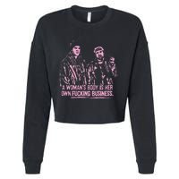 Jay And Silent Bob A WomanS Body Is Her Own Business Cropped Pullover Crew