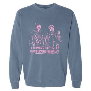 Jay And Silent Bob A WomanS Body Is Her Own Business Garment-Dyed Sweatshirt