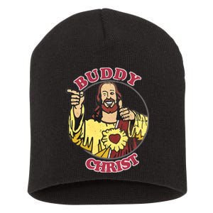 Jay And Silent Bob Buddy Christ Circle Portrait Short Acrylic Beanie