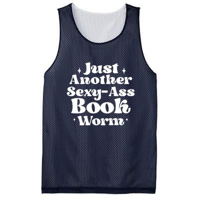 Just Another Sexy-Ass Bookworm | Funny Book Lover Gifts Mesh Reversible Basketball Jersey Tank