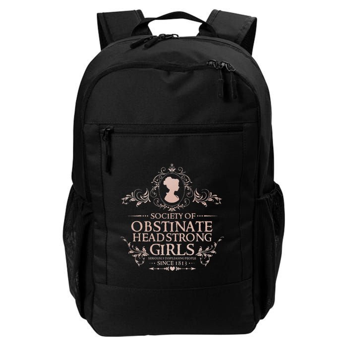 Jane Austen Society Of Obstinate Headstrong Backpack