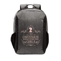 Jane Austen Society Of Obstinate Headstrong Vector Backpack