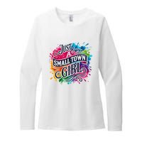 Just A Small Town Girl Womens CVC Long Sleeve Shirt