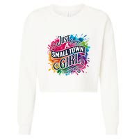 Just A Small Town Girl Cropped Pullover Crew