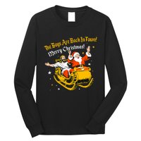 Jesus And Santa Claus The Boy Are Back In A Town Christmas Long Sleeve Shirt