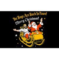 Jesus And Santa Claus The Boy Are Back In A Town Christmas Bumper Sticker