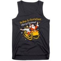 Jesus And Santa Claus The Boy Are Back In A Town Christmas Tank Top