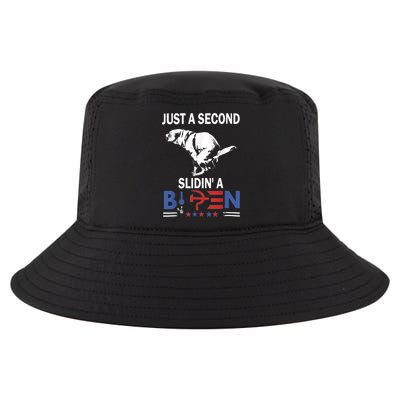 Just A Second Slidin' A Biden Cool Comfort Performance Bucket Hat