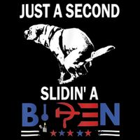Just A Second Slidin' A Biden Cooling Performance Crew T-Shirt