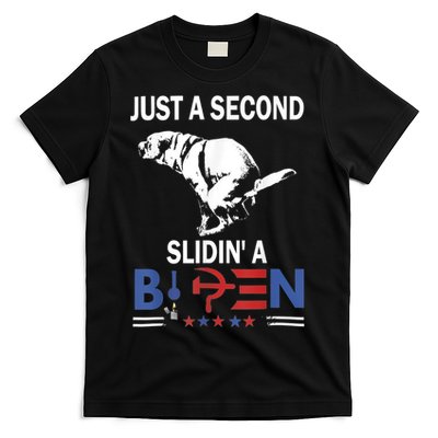 Just A Second Slidin' A Biden T-Shirt