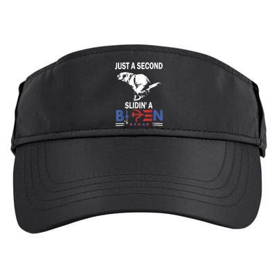 Just A Second Slidin' A Biden Adult Drive Performance Visor
