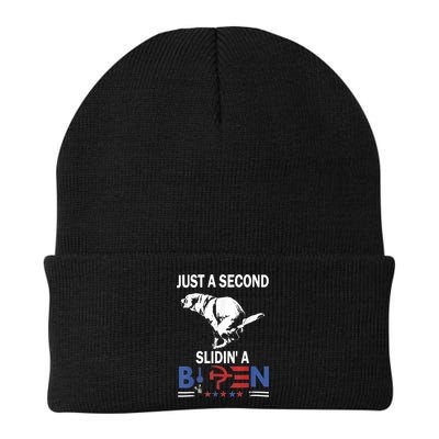 Just A Second Slidin' A Biden Beanie