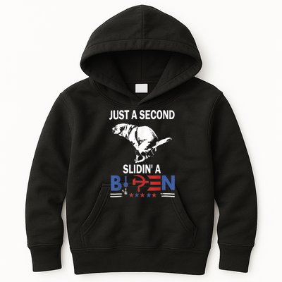Just A Second Slidin' A Biden Kids Hoodie