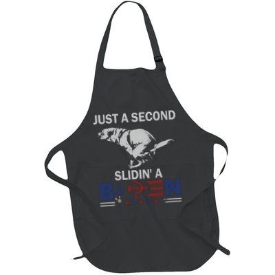 JUST A SECOND SLIDIN'A BIDEN Apron
