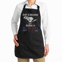 JUST A SECOND SLIDIN'A BIDEN Apron