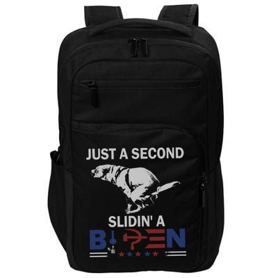 JUST A SECOND SLIDIN'A BIDEN Impact Tech Backpack