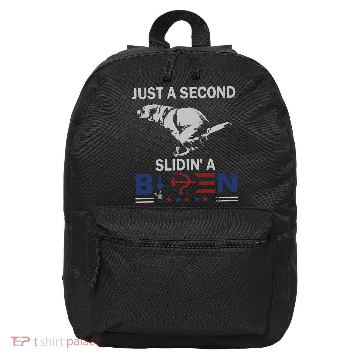 JUST A SECOND SLIDIN'A BIDEN 16 in Basic Backpack