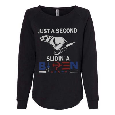 JUST A SECOND SLIDIN'A BIDEN Womens California Wash Sweatshirt