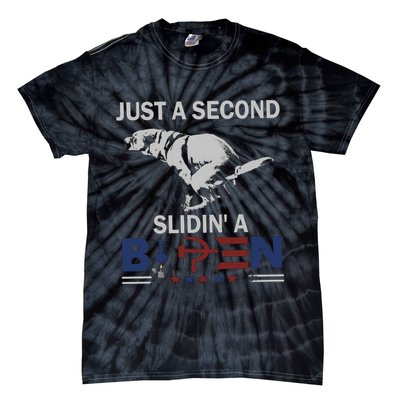 JUST A SECOND SLIDIN'A BIDEN Tie-Dye T-Shirt