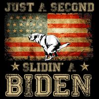 Just A Second Slidin’ A Biden – Funny Political Anti Biden Premium T-Shirt