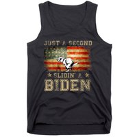 Just A Second Slidin’ A Biden – Funny Political Anti Biden Tank Top