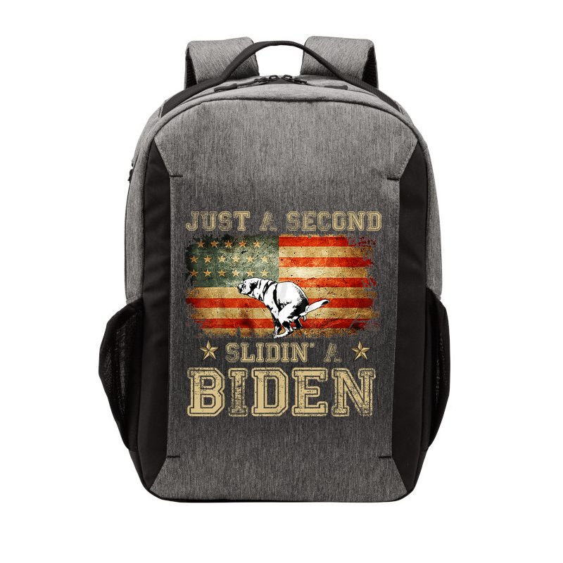 Just A Second Slidin’ A Biden – Funny Political Anti Biden Vector Backpack