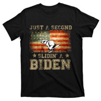 Just A Second Slidin’ A Biden – Funny Political Anti Biden T-Shirt