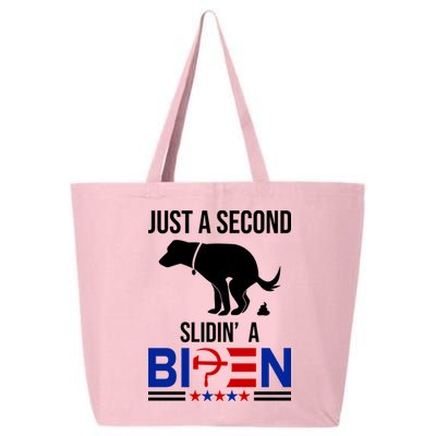 Just A Second Slidin A Biden Funny Dog 25L Jumbo Tote