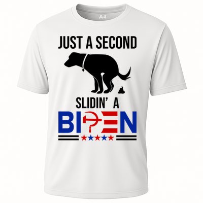 Just A Second Slidin A Biden Funny Dog Performance Shirt