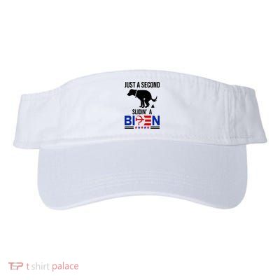 Just A Second Slidin A Biden Funny Dog Visor