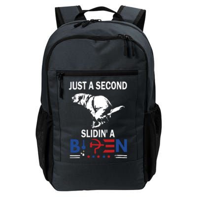 Just A Second Slidin A Biden Daily Commute Backpack