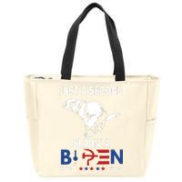 Just A Second Slidin A Biden Zip Tote Bag