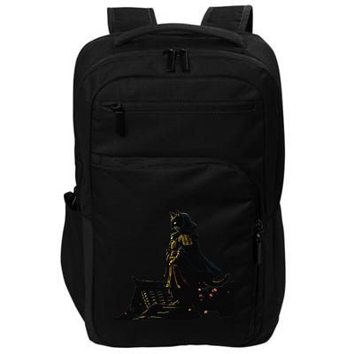 Japanese Anime Samurai Cat Ninja Cat Tattoo Cute Retro Impact Tech Backpack