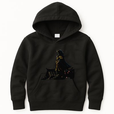 Japanese Anime Samurai Cat Ninja Cat Tattoo Cute Retro Kids Hoodie