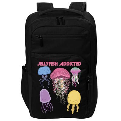 Jellyfish Addicted Sea Souvenir Ocean Life Underwater Fish Funny Gift Impact Tech Backpack