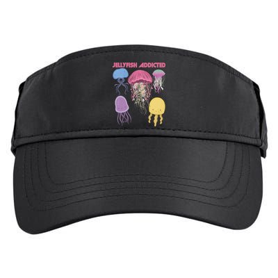 Jellyfish Addicted Sea Souvenir Ocean Life Underwater Fish Funny Gift Adult Drive Performance Visor