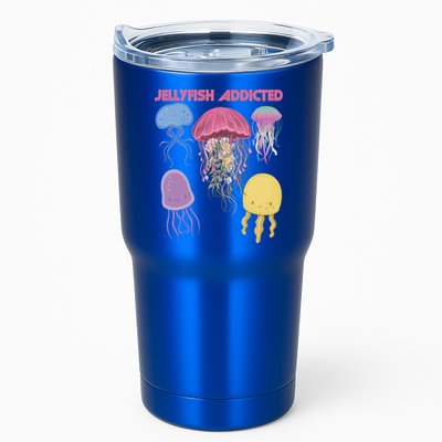 Jellyfish Addicted Sea Souvenir Ocean Life Underwater Fish Funny Gift Tumbler