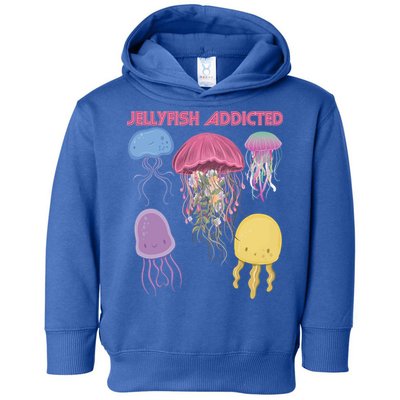 Jellyfish Addicted Sea Souvenir Ocean Life Underwater Fish Funny Gift Toddler Hoodie