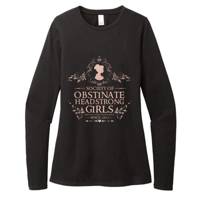 Jane Austen Society Of Obstinate Headstrong Womens CVC Long Sleeve Shirt